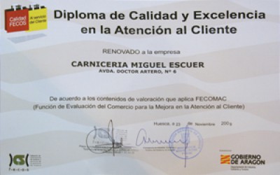 diploma de excelencia